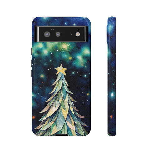 Christmas Tree On a Sky Full of Stars - Impact Resistant Phone Case Google Pixel 6 Glossy